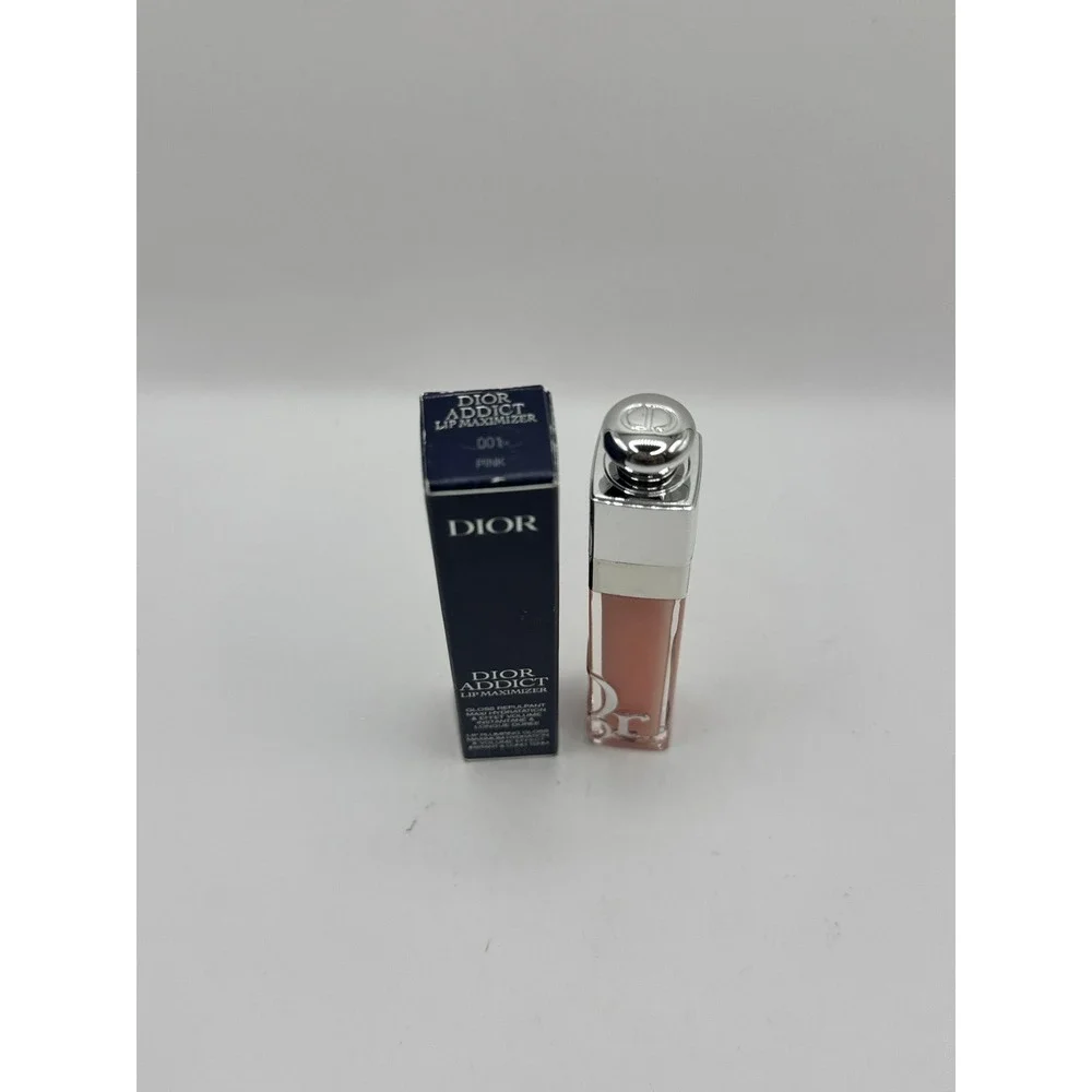 Dior Addict Lip Maximizer 001 Pink Gloss Plumping NEW